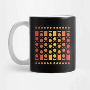 “Dimensional Units” - V.4 Orange - (Geometric Art) (Dimensions) - Doc Labs Mug